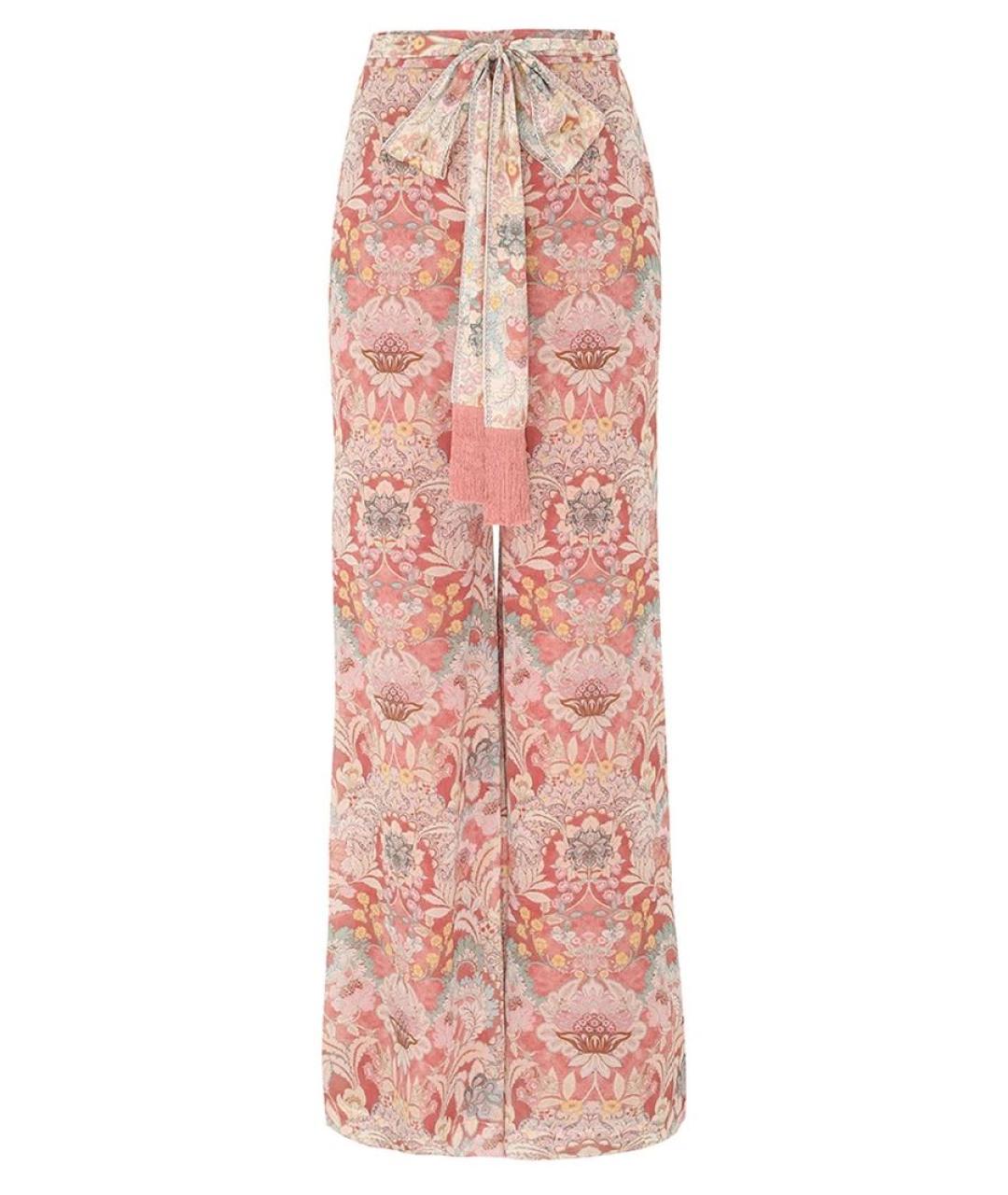 ZIMMERMANN Мульти вискозные брюки широкие, фото 7
