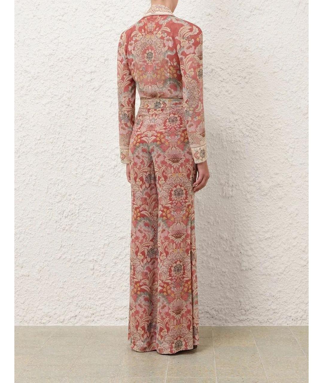 ZIMMERMANN Мульти вискозные брюки широкие, фото 6