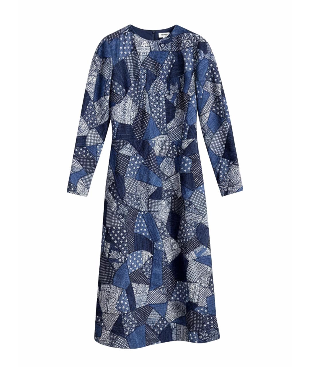 CHRISTIAN DIOR Синее повседневное платье, фото 1