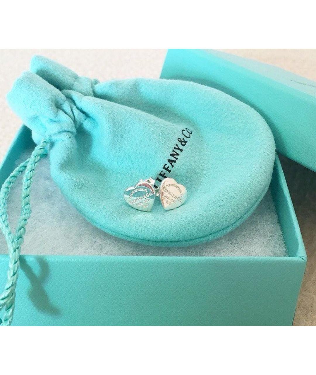 TIFFANY&CO Серебряные серебряные серьги, фото 3