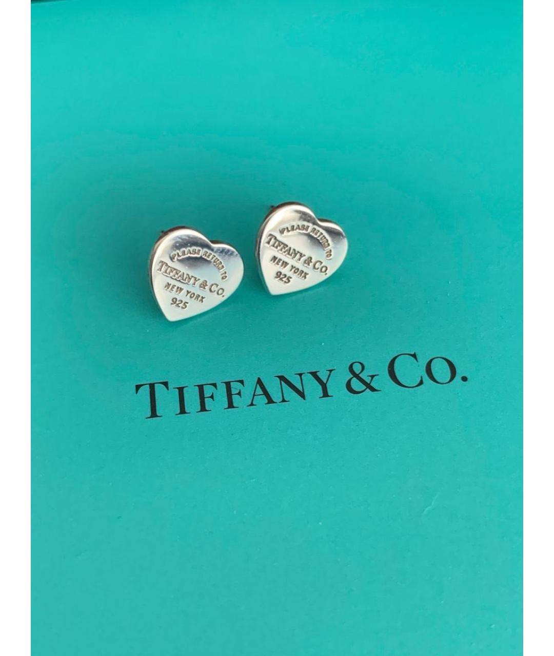 TIFFANY&CO Серебряные серебряные серьги, фото 5
