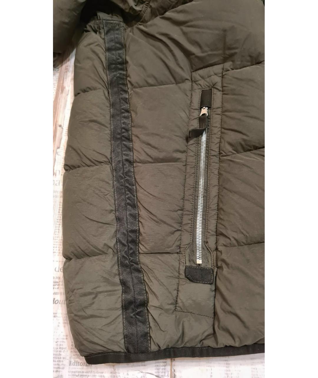 STONE ISLAND Хаки пуховик, фото 5