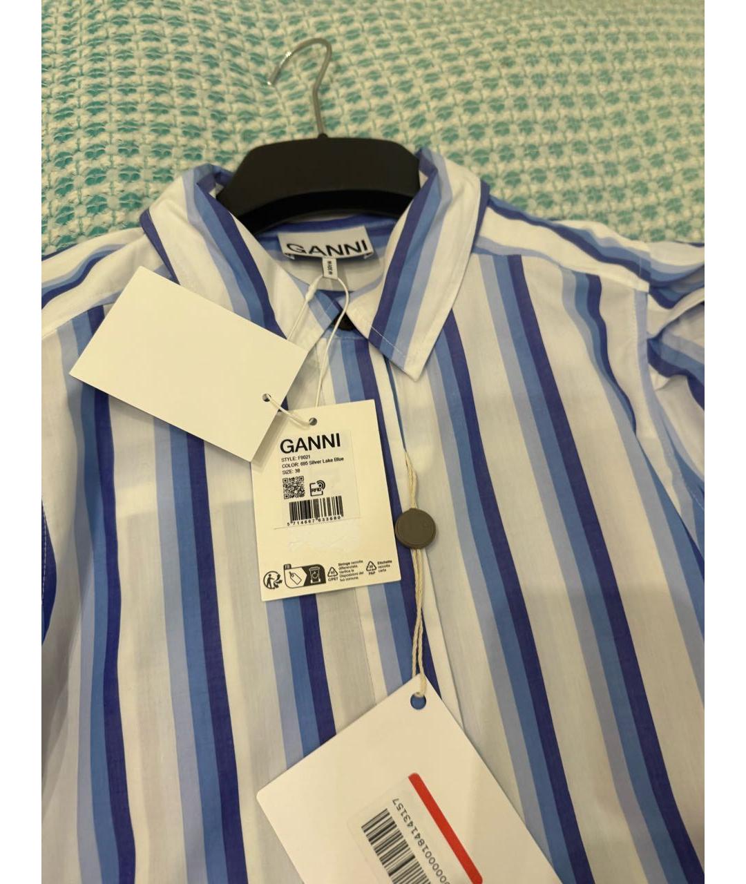 GANNI Мульти хлопковое повседневное платье, фото 3