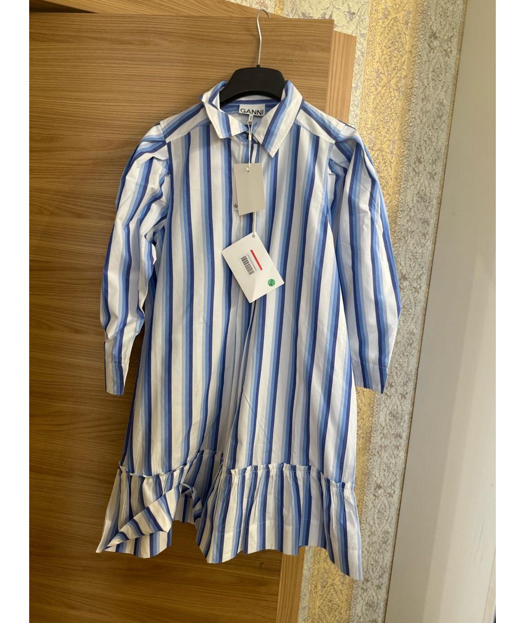 GANNI Мульти хлопковое повседневное платье, фото 8