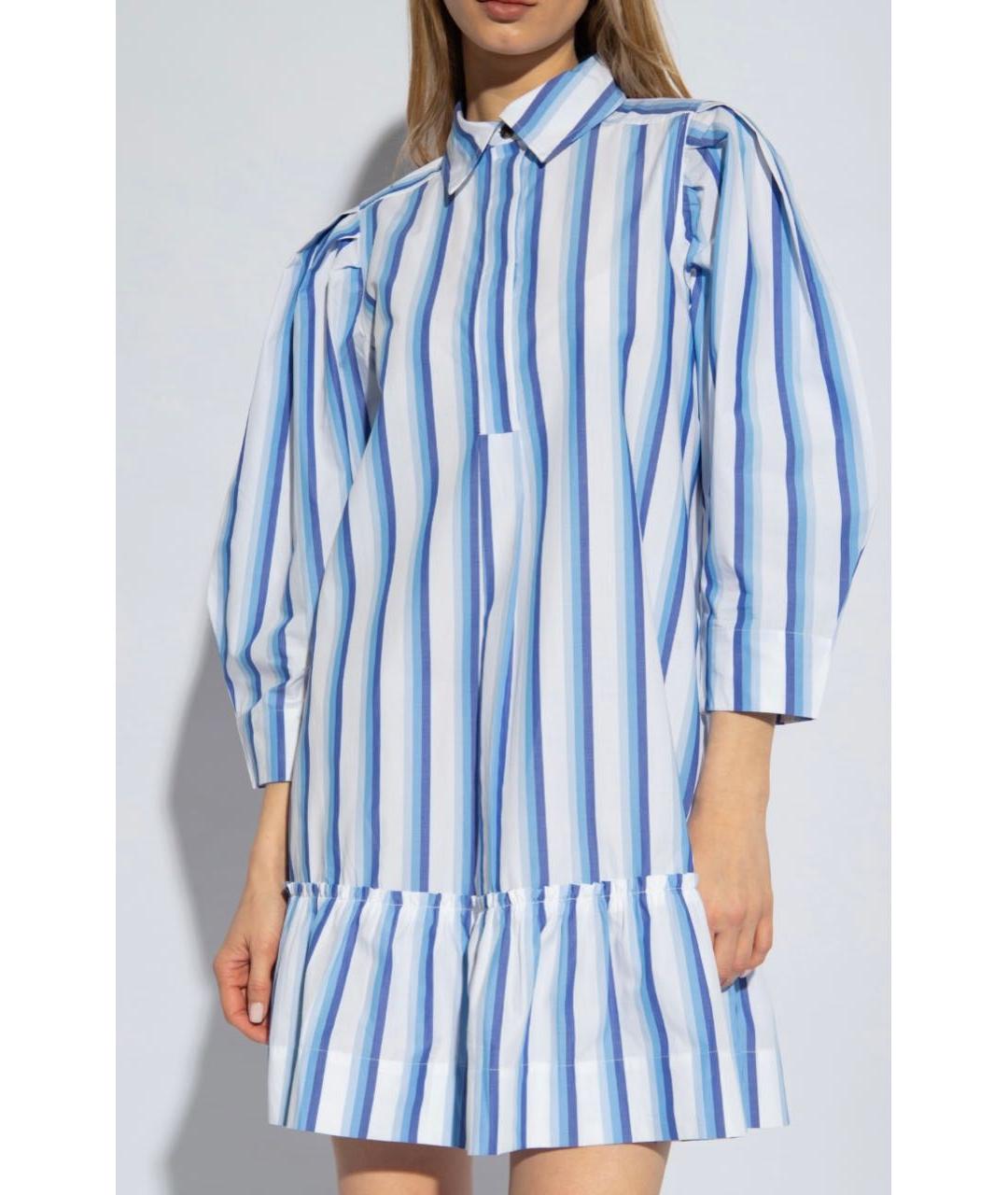 GANNI Мульти хлопковое повседневное платье, фото 6