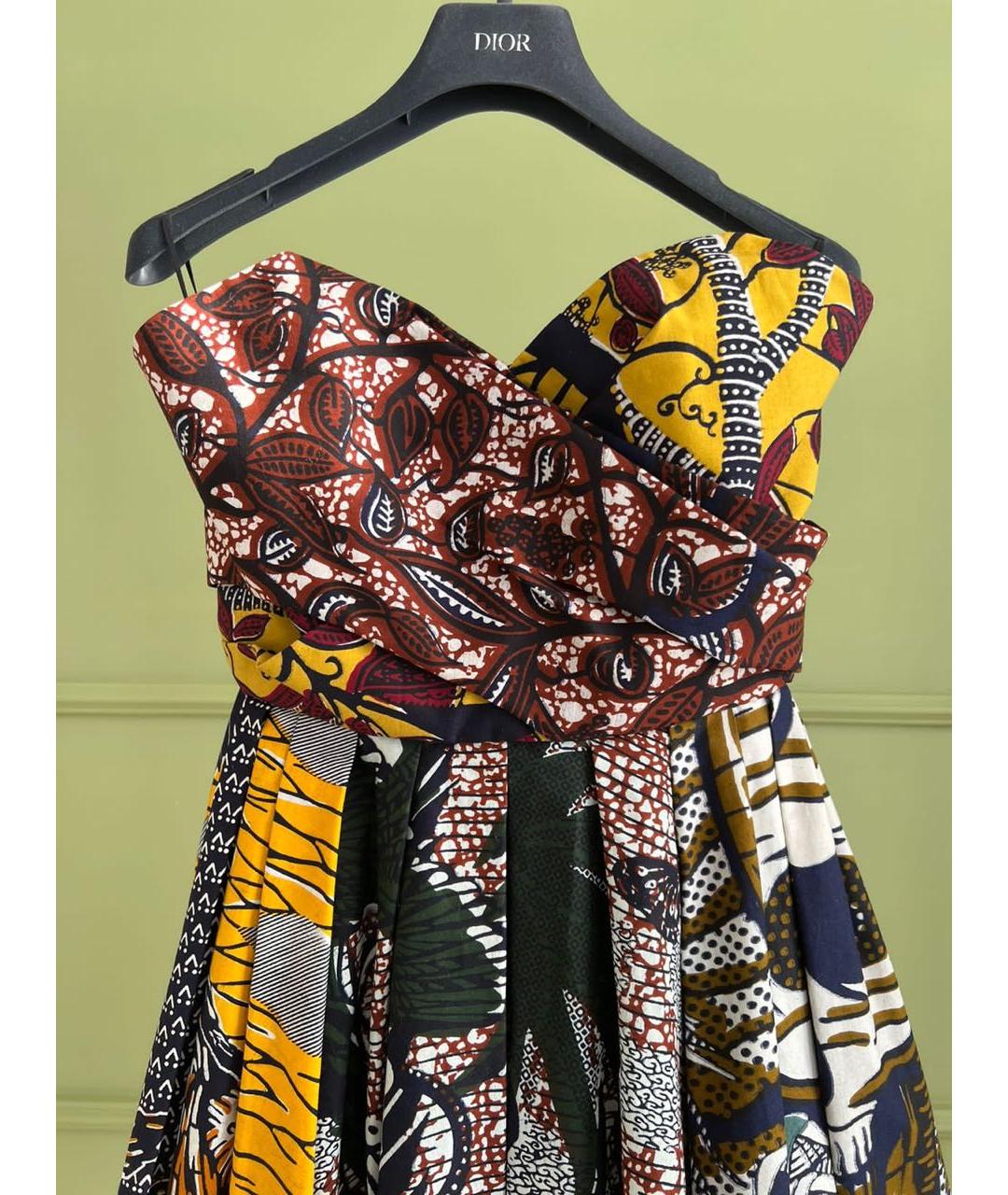 CHRISTIAN DIOR Бордовое повседневное платье, фото 2