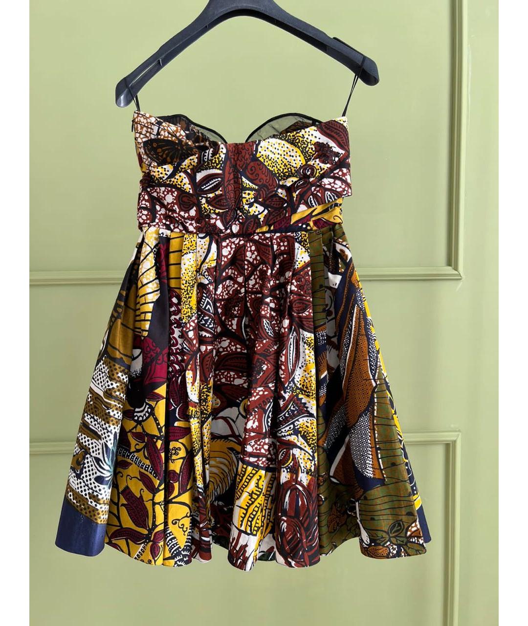 CHRISTIAN DIOR Бордовое повседневное платье, фото 3