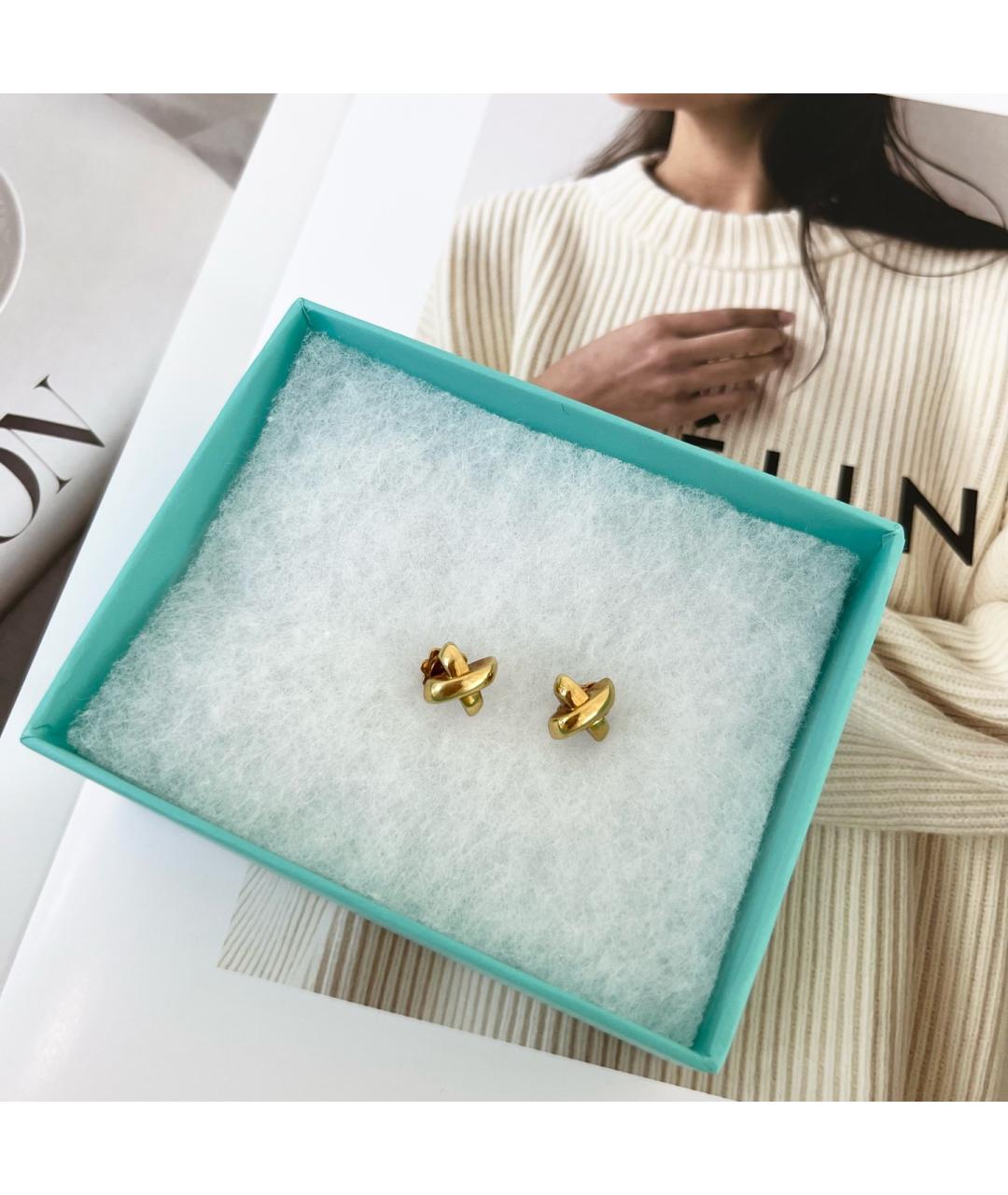 TIFFANY&CO Золотые серьги из желтого золота, фото 5