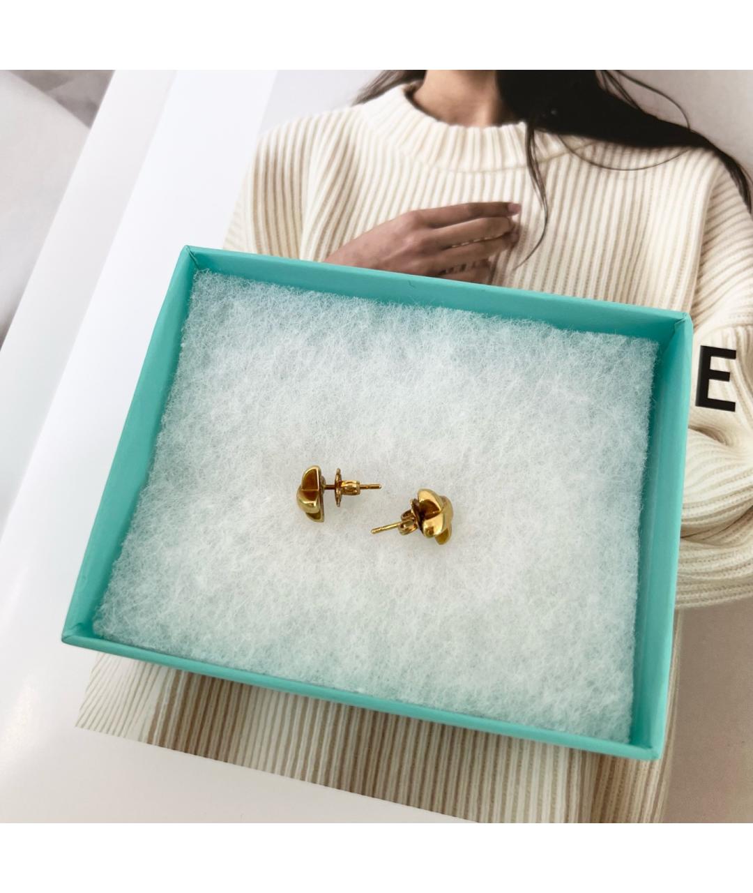TIFFANY&CO Золотые серьги из желтого золота, фото 4