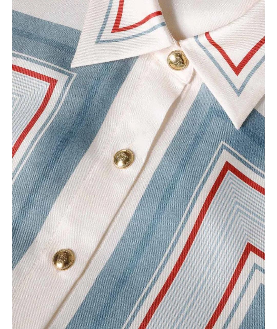 ZIMMERMANN Голубая шелковая рубашка, фото 3