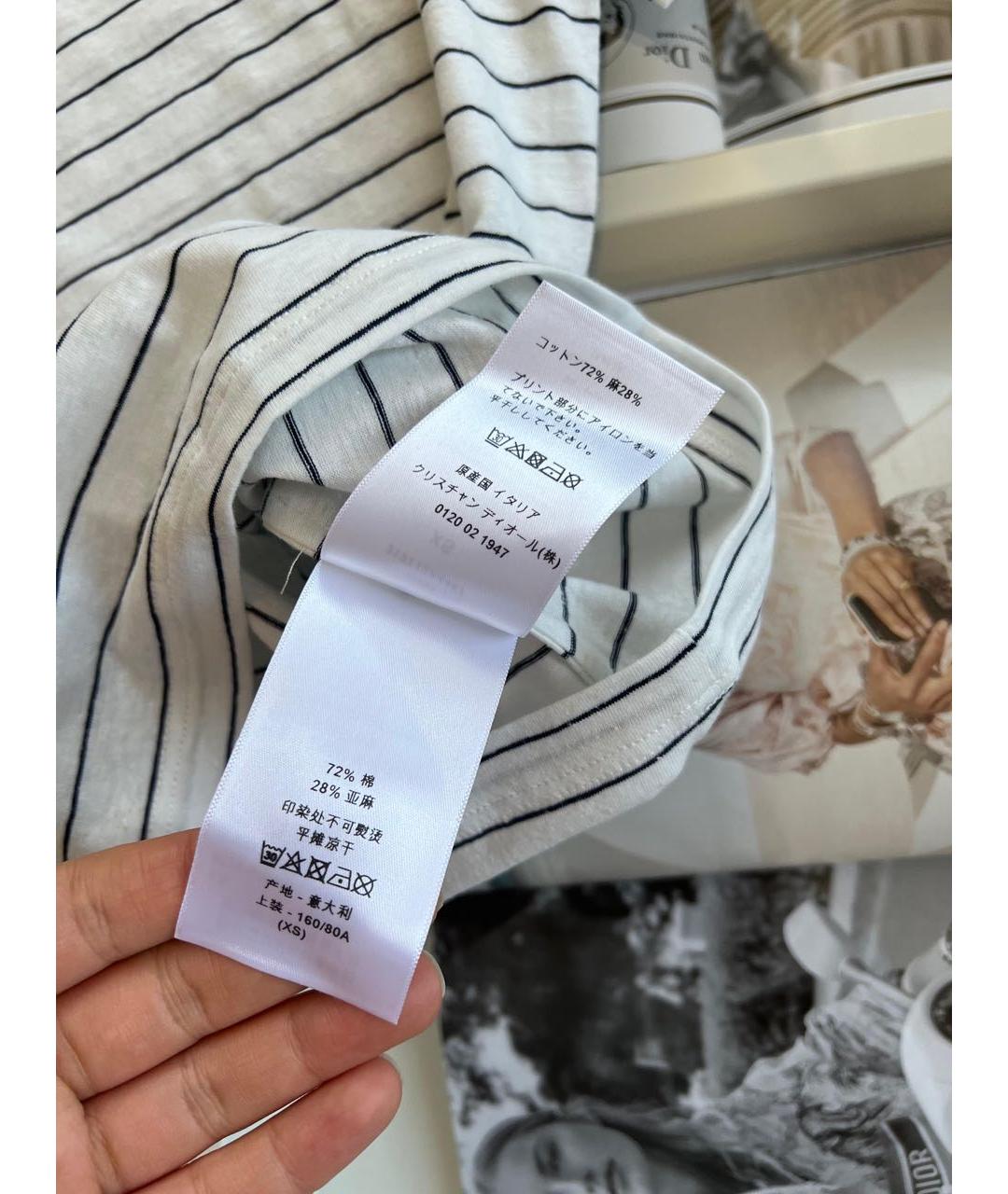 CHRISTIAN DIOR Бежевая футболка, фото 6