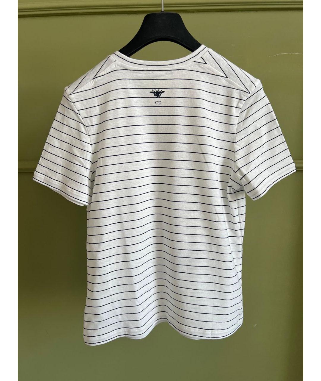 CHRISTIAN DIOR Бежевая футболка, фото 3