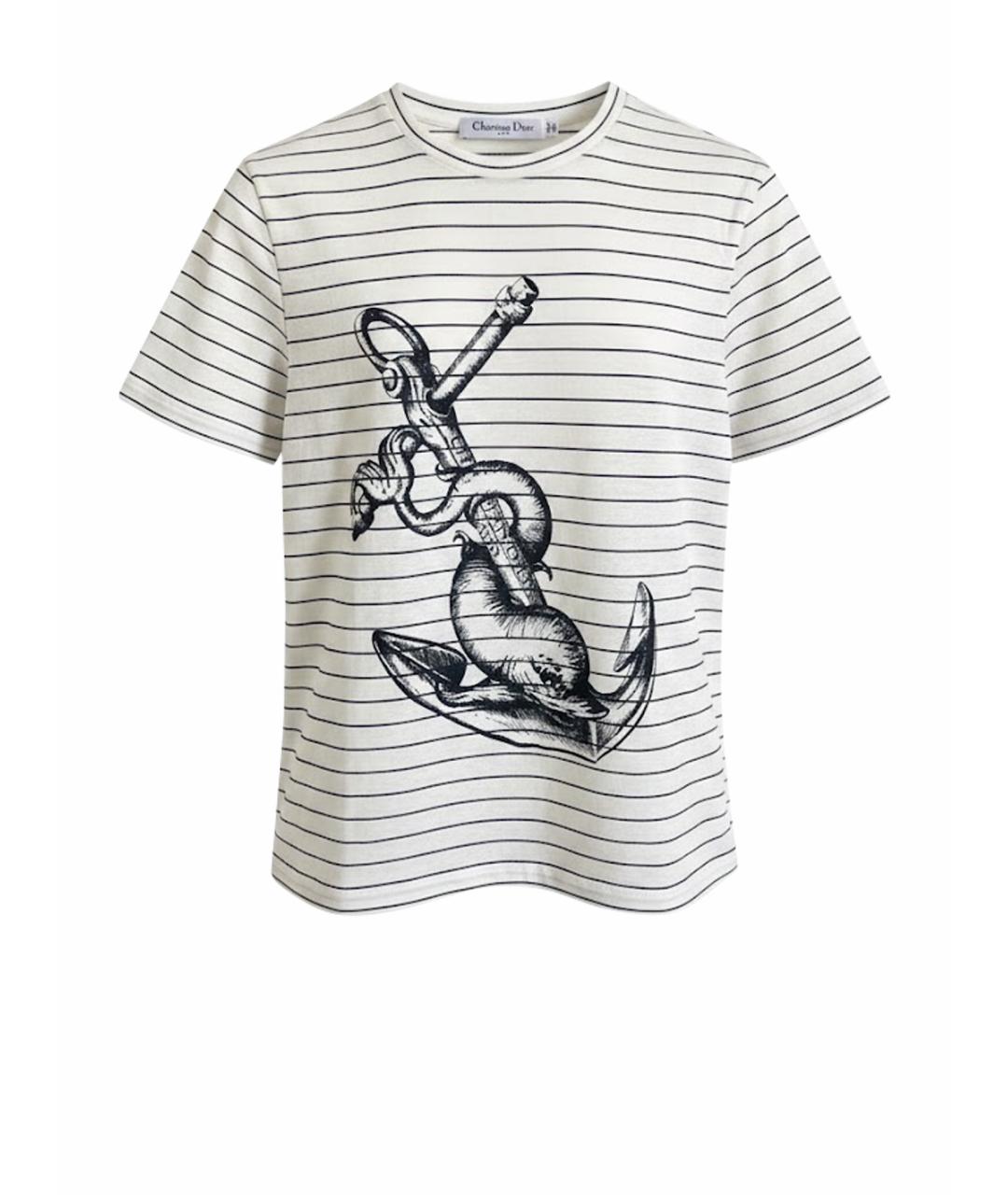 CHRISTIAN DIOR Бежевая футболка, фото 1