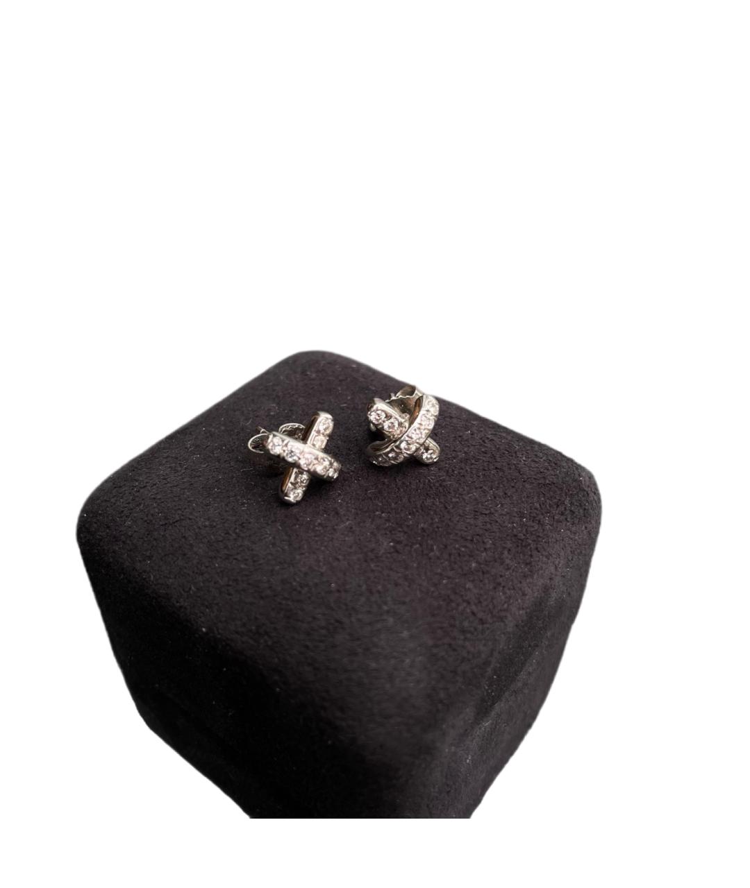 TIFFANY&CO Серебряные платиновые серьги, фото 5