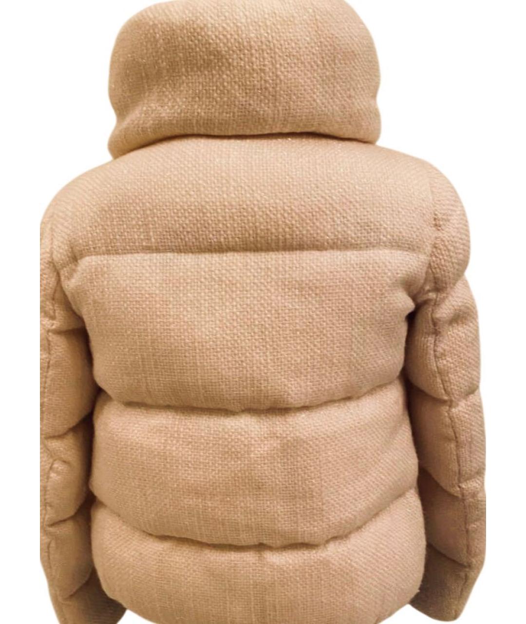 MONCLER Белый пуховик, фото 2