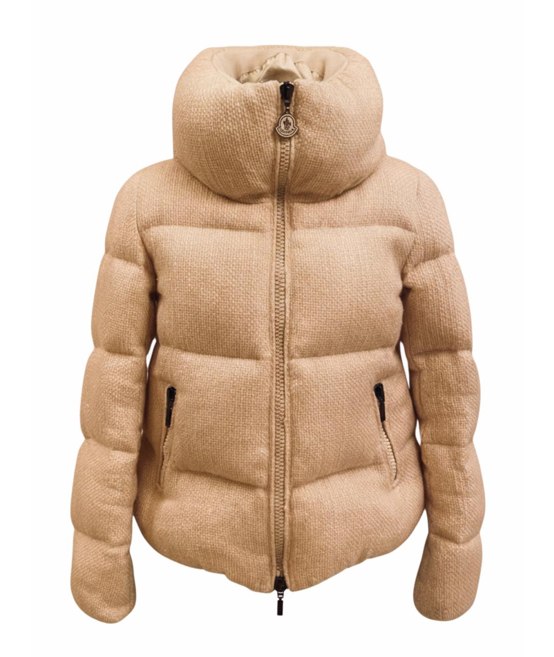 MONCLER Белый пуховик, фото 1