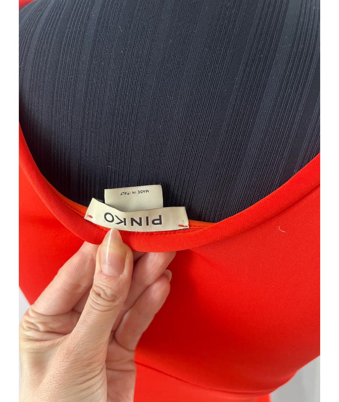 PINKO Мульти полиамидовая майка, фото 6