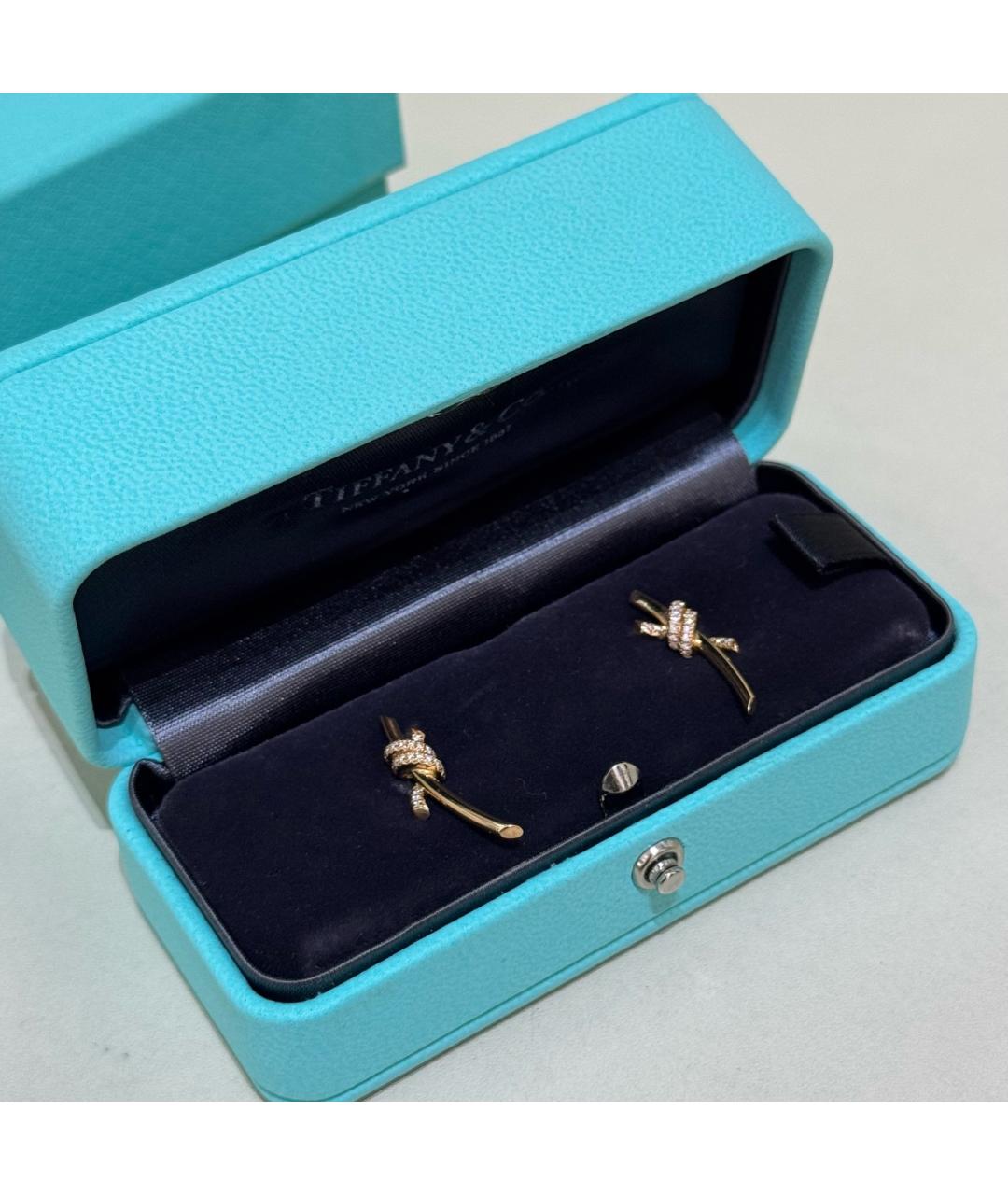 TIFFANY&CO Золотые серьги из розового золота, фото 3