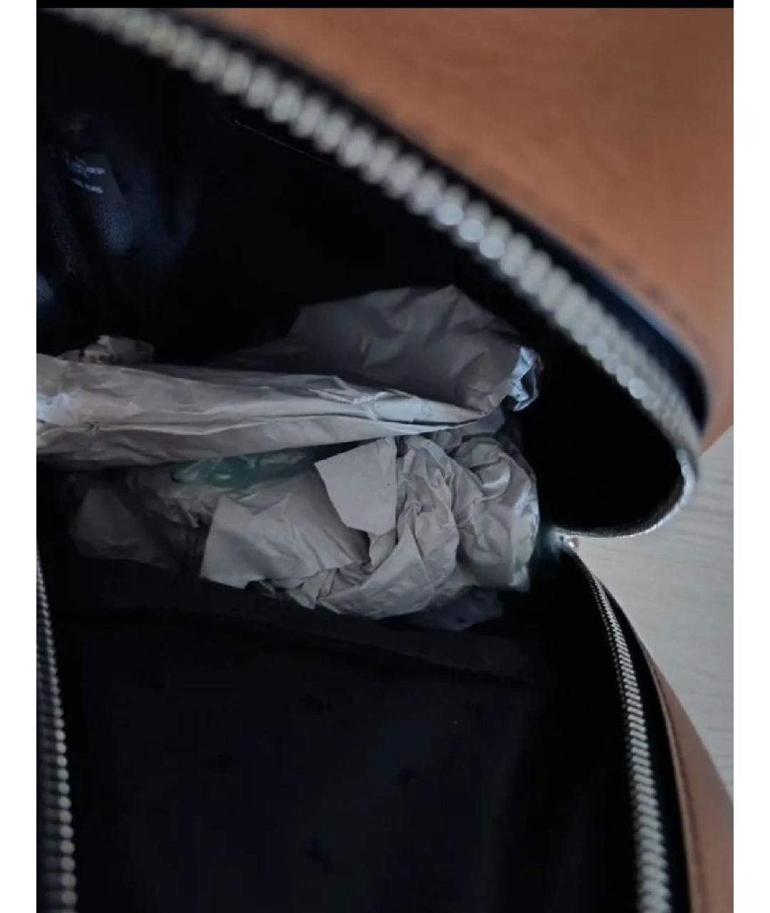 MICHAEL KORS Коричневый кожаный рюкзак, фото 4