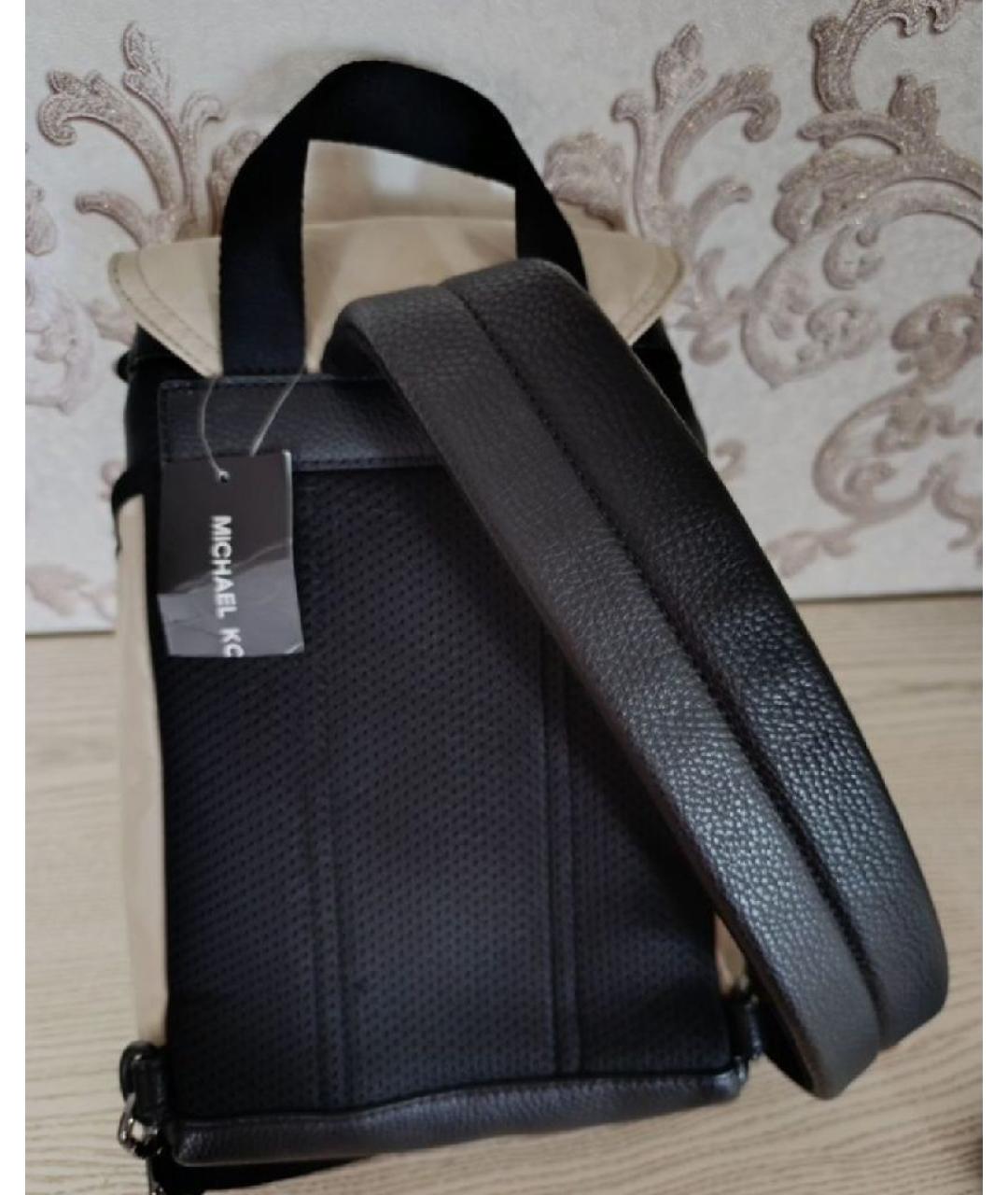 MICHAEL KORS Коричневый кожаный рюкзак, фото 2