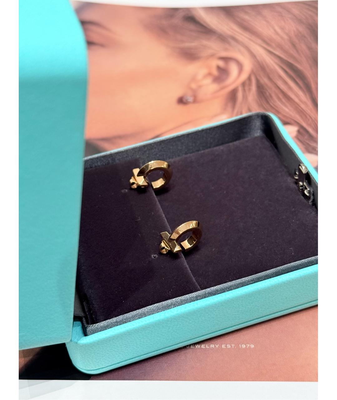 TIFFANY&CO Золотые серьги из розового золота, фото 4