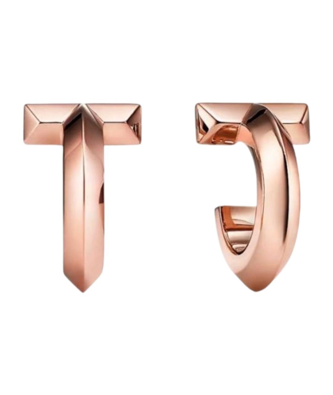 TIFFANY&CO Золотые серьги из розового золота, фото 1