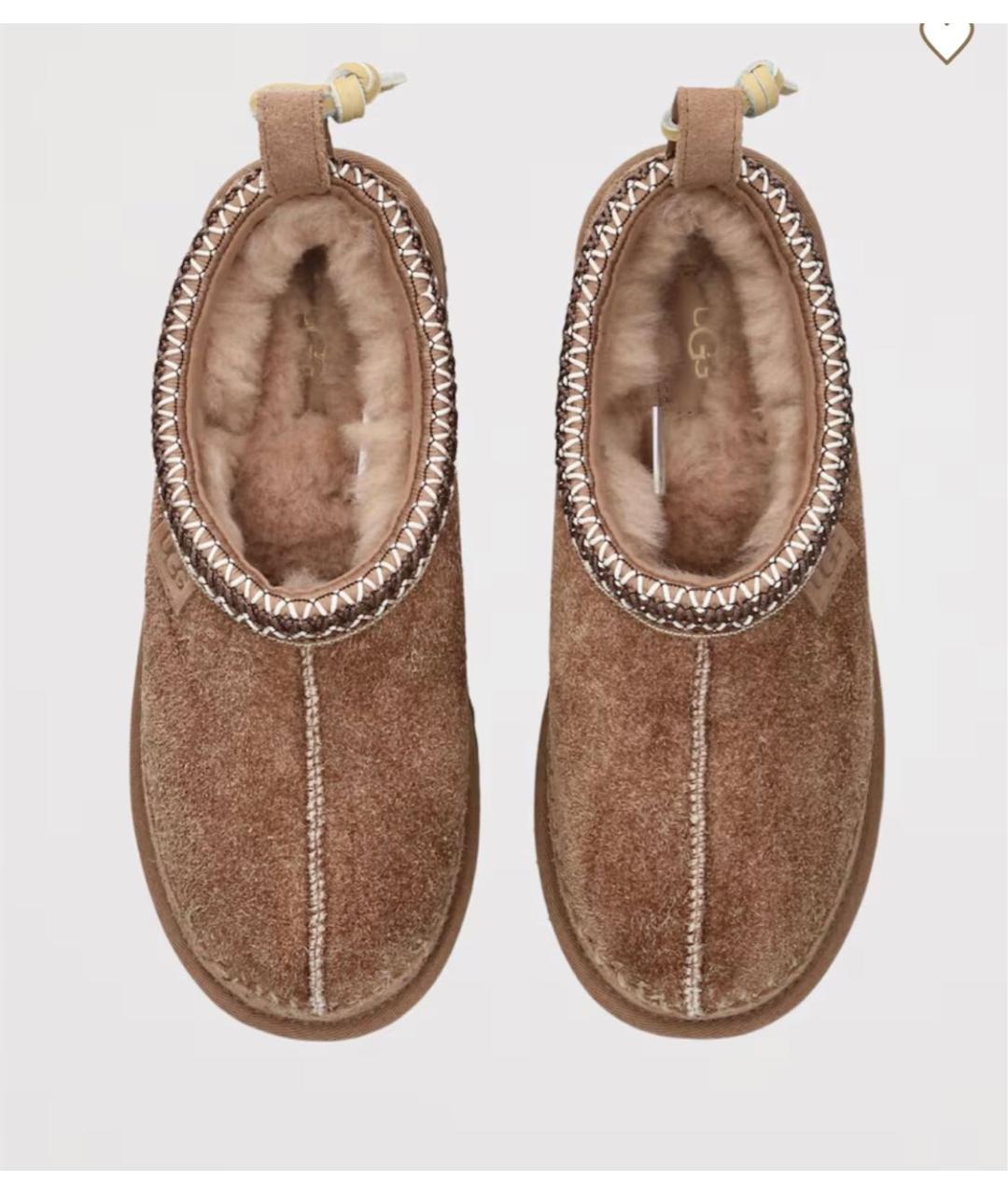 UGG AUSTRALIA Коричневые замшевые сабо, фото 8