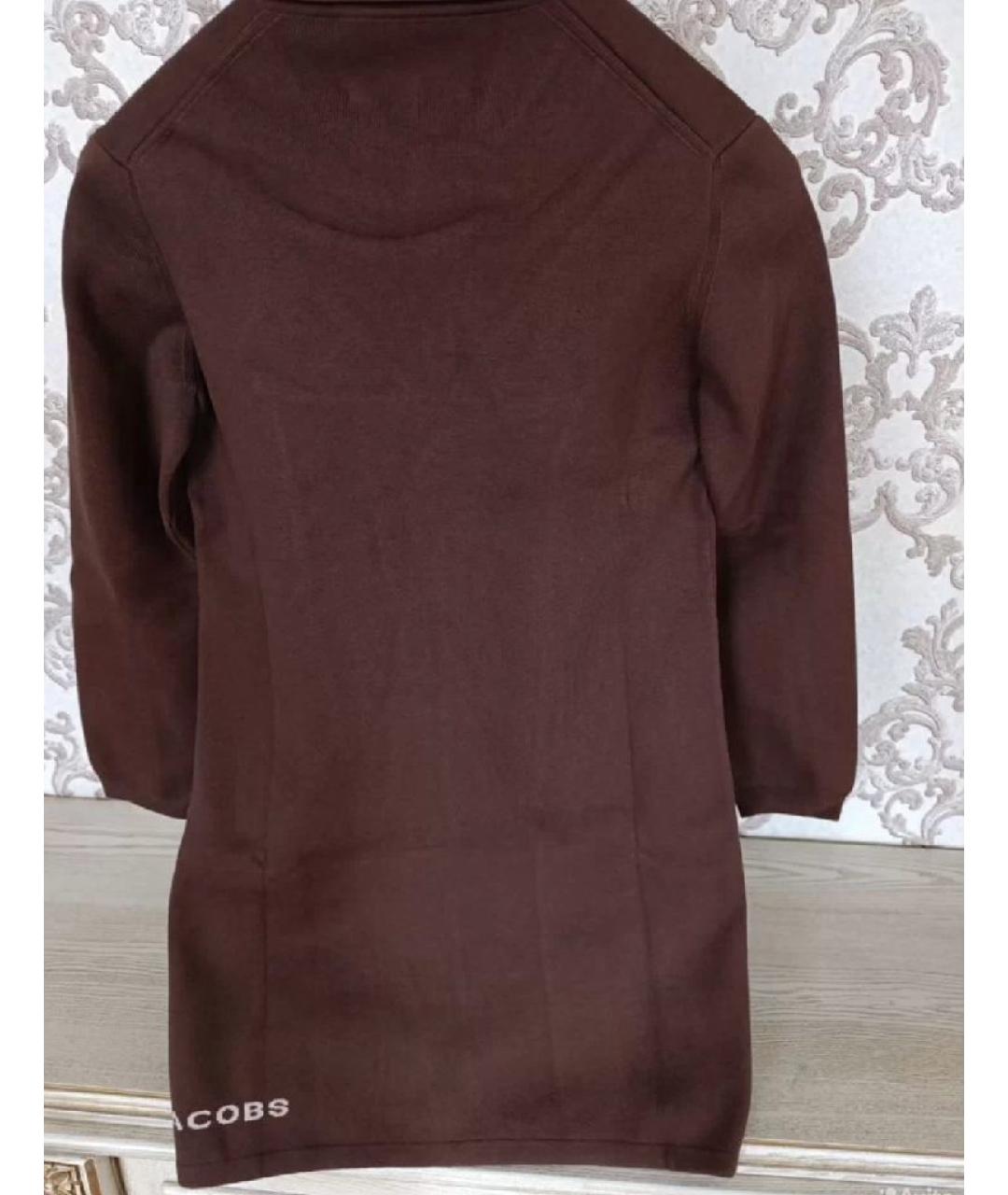 MARC JACOBS Коричневое хлопковое повседневное платье, фото 2