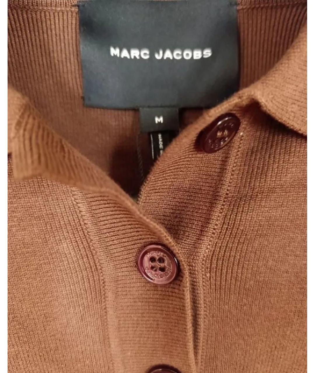 MARC JACOBS Коричневое хлопковое повседневное платье, фото 4