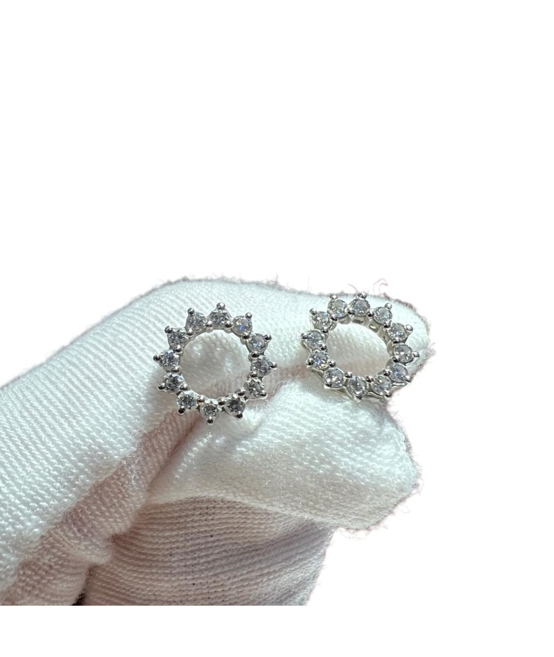 TIFFANY&CO Серебряные платиновые серьги, фото 4