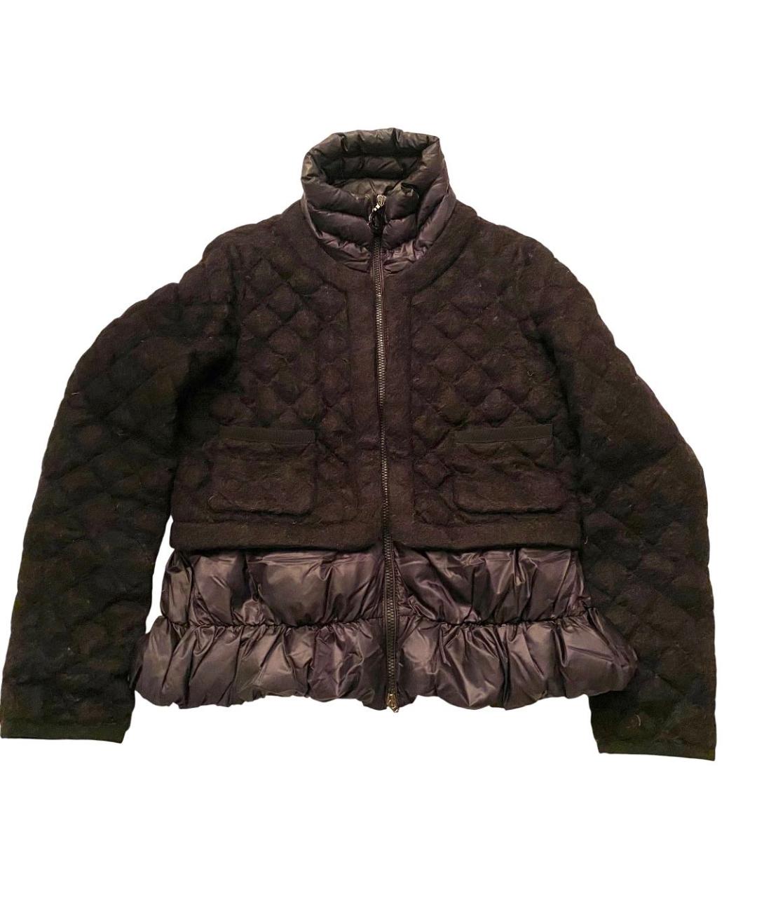 MONCLER Черный пуховик, фото 9