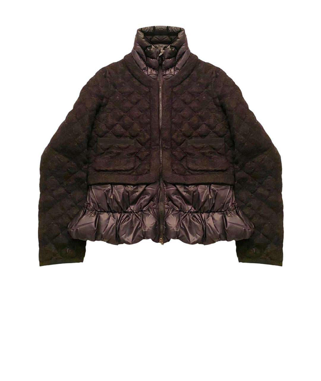 MONCLER Черный пуховик, фото 1
