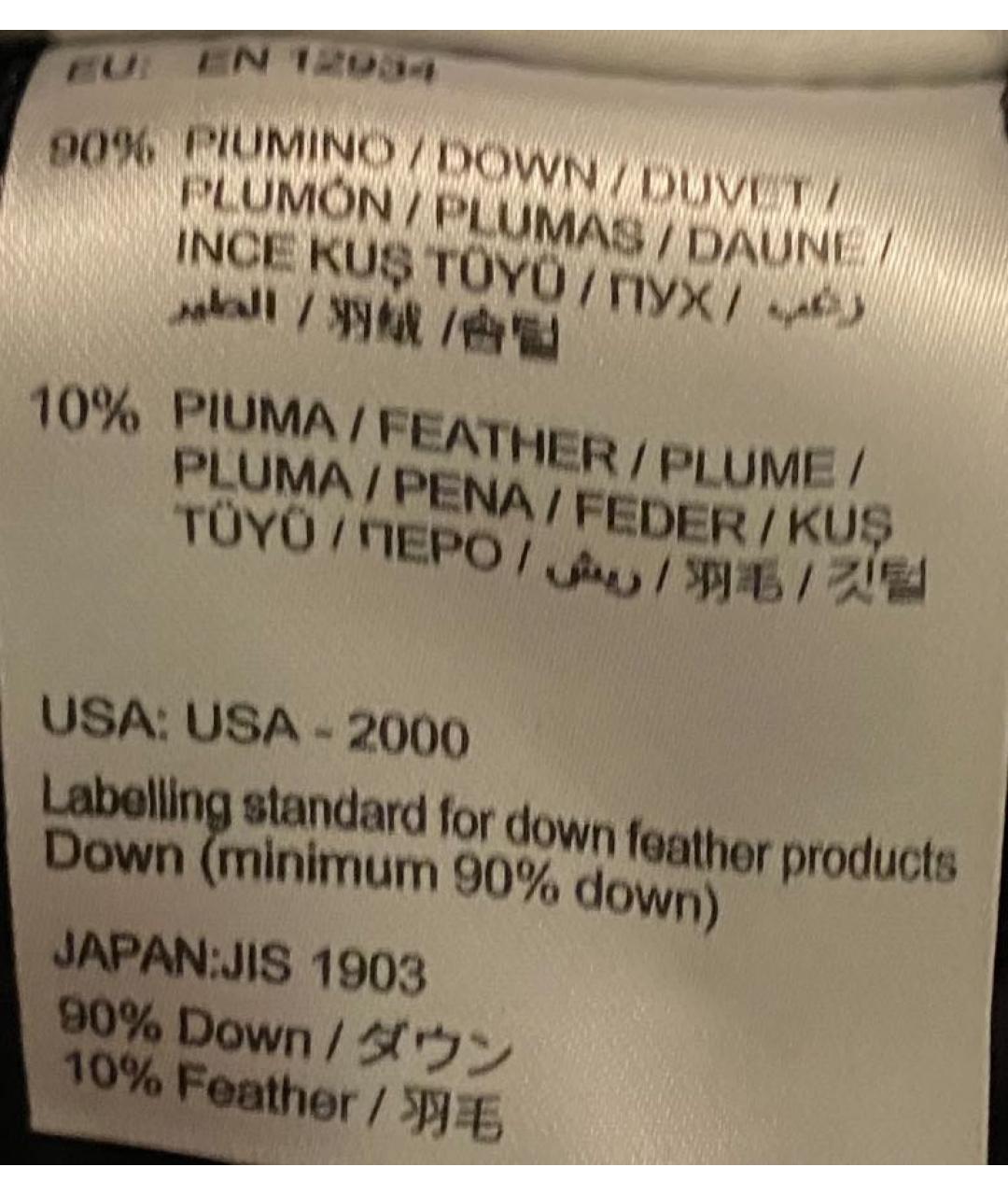 MONCLER Черный пуховик, фото 8