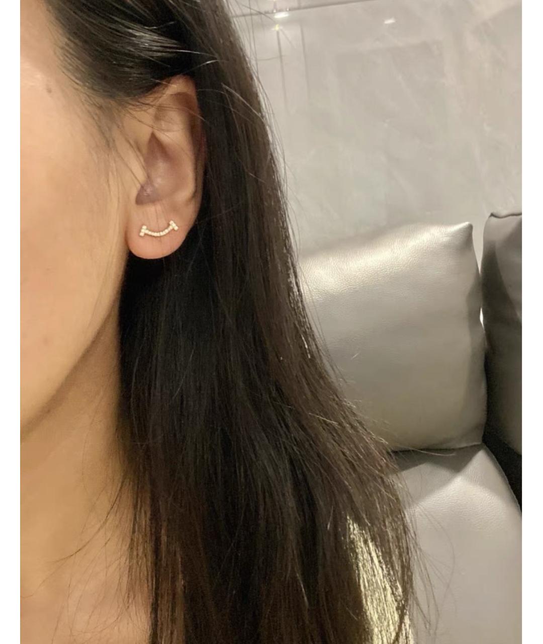 TIFFANY&CO Золотые серьги из розового золота, фото 2