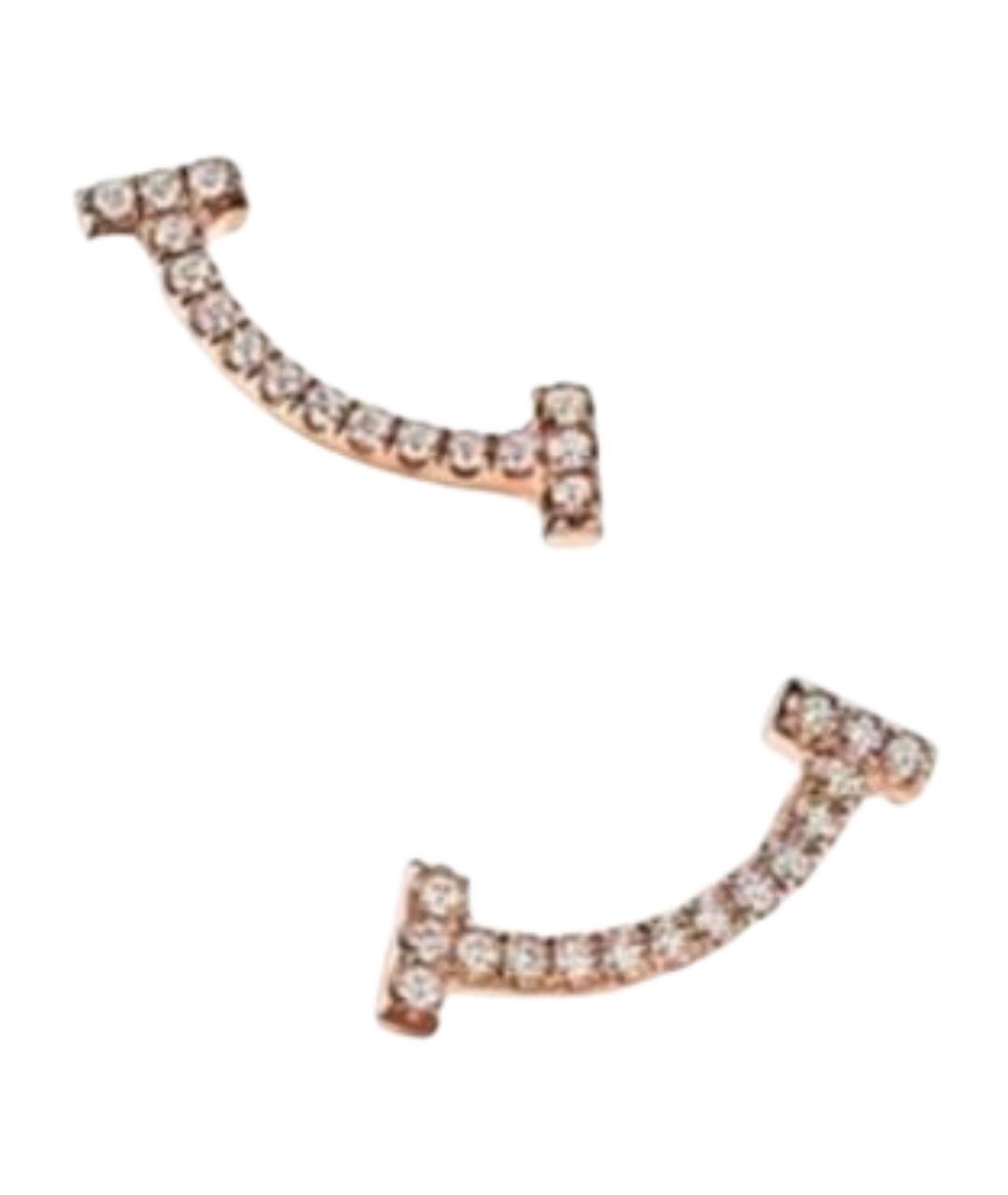 TIFFANY&CO Золотые серьги из розового золота, фото 1