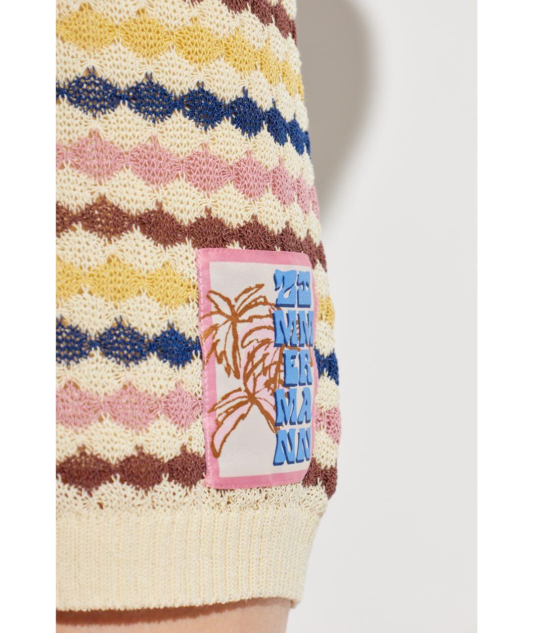 ZIMMERMANN Мульти хлопковые шорты, фото 5