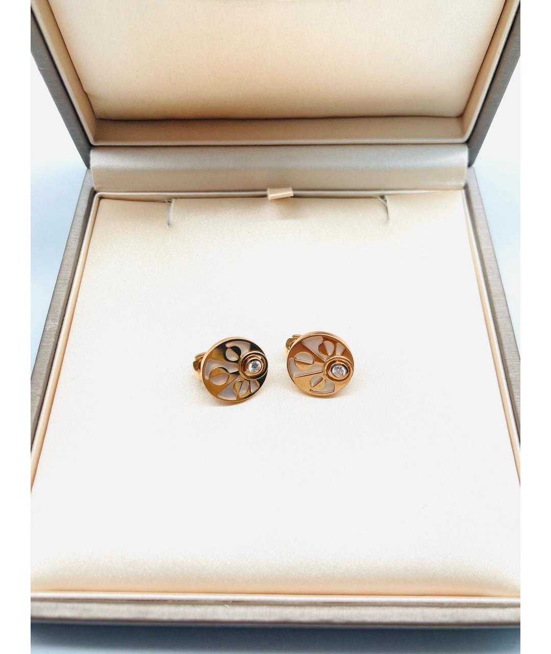 BVLGARI Золотые серьги из розового золота, фото 2