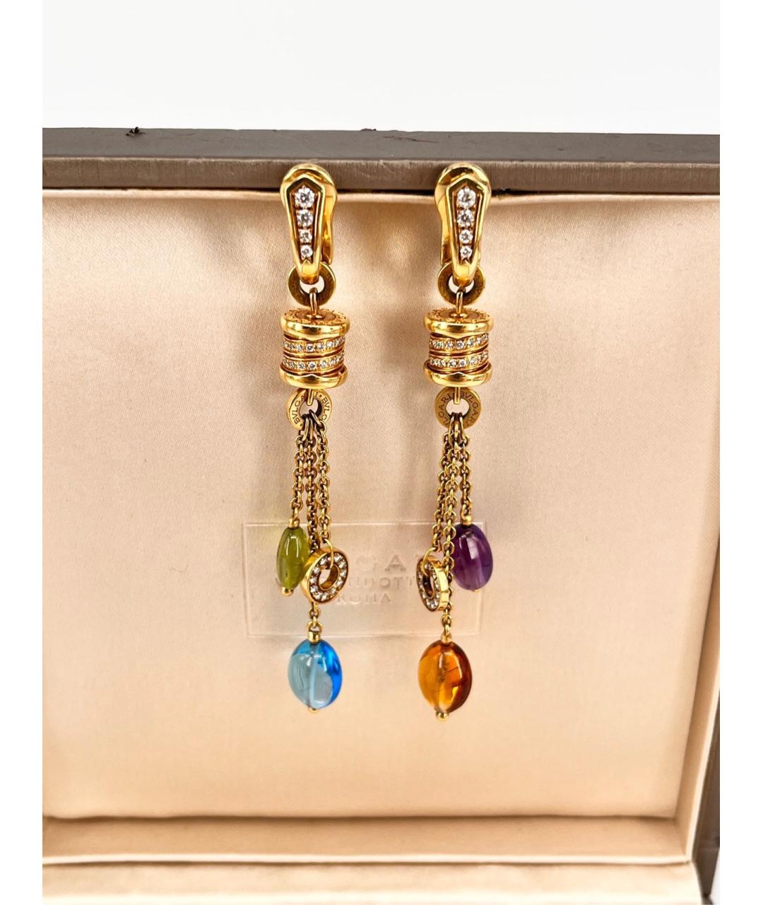 BVLGARI Золотые серьги из желтого золота, фото 4