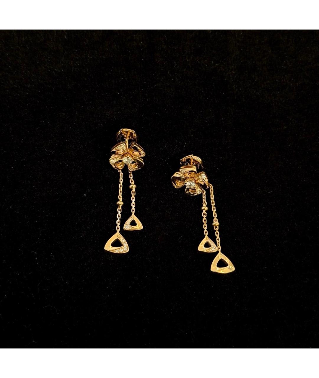 BVLGARI Золотые серьги из желтого золота, фото 2