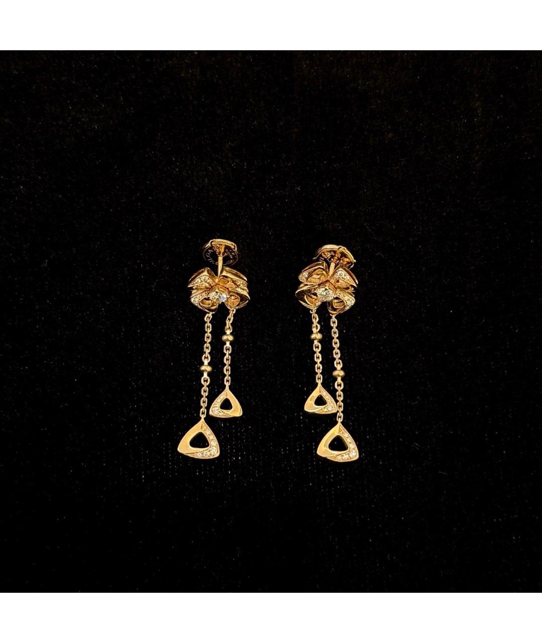 BVLGARI Золотые серьги из желтого золота, фото 3