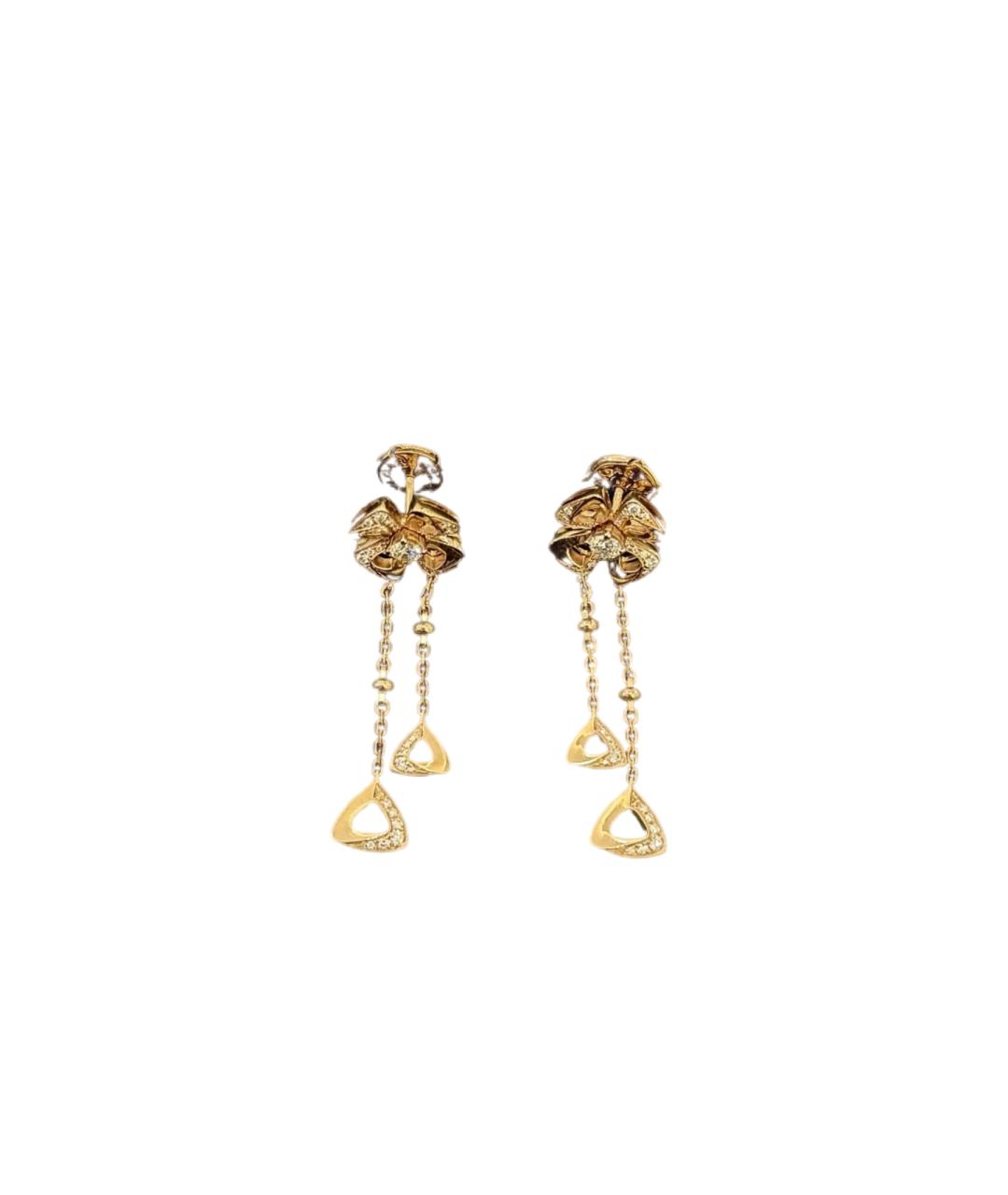 BVLGARI Золотые серьги из желтого золота, фото 1