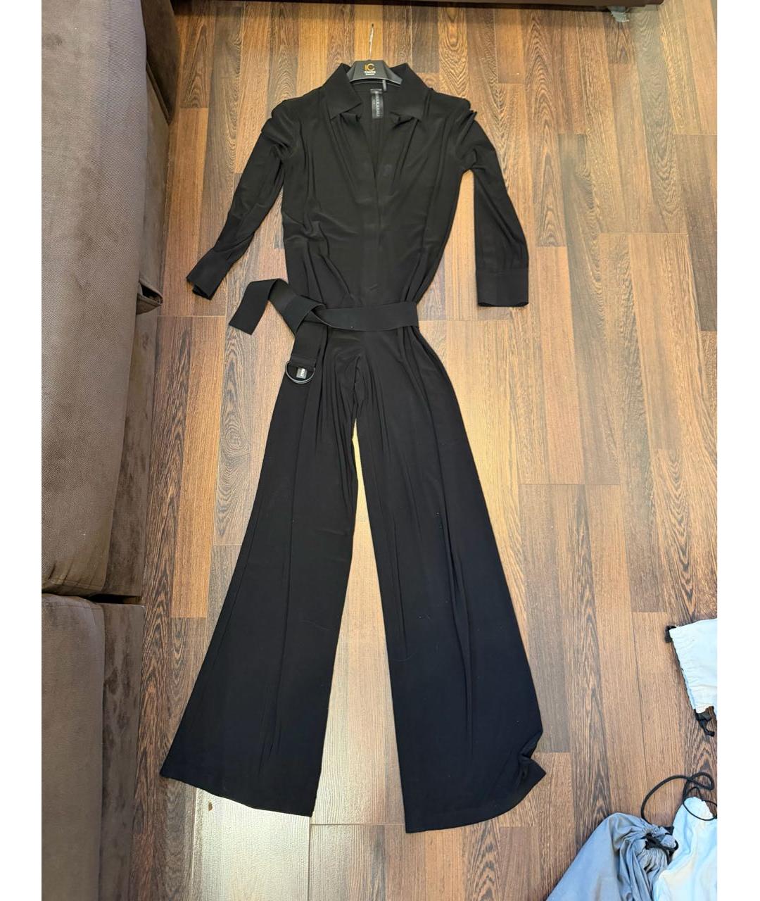 NORMA KAMALI Черный комбинезон, фото 6