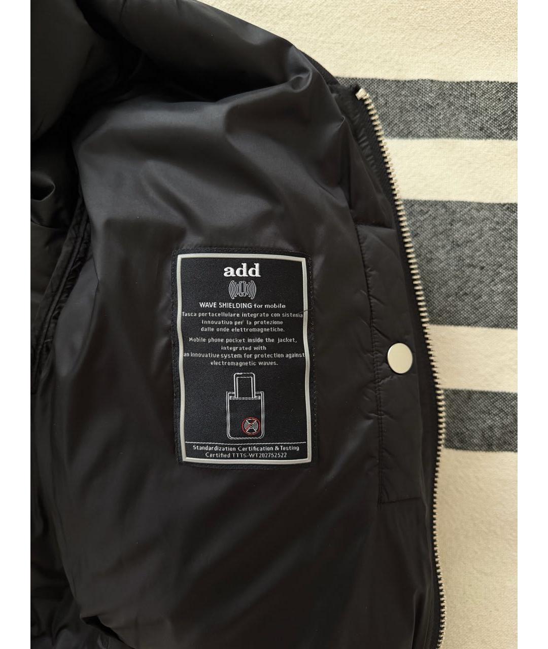 ADD Черный пуховик, фото 5