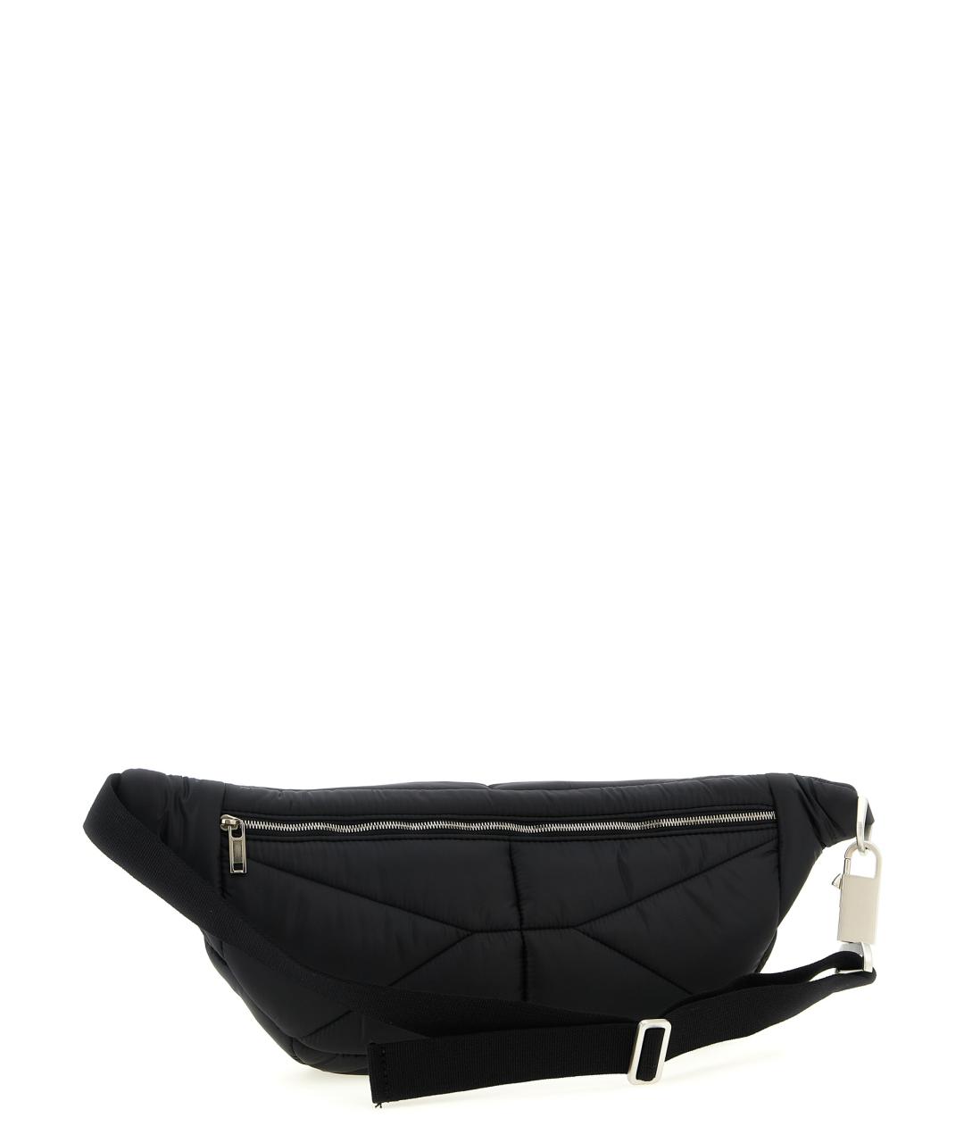 RICK OWENS Черная синтетическая поясная сумка, фото 2