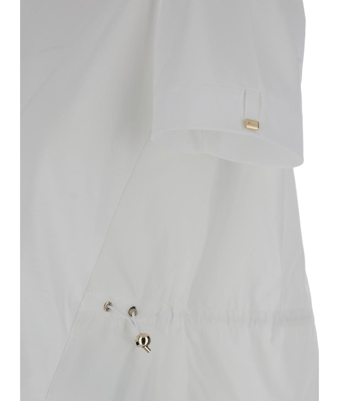 HERNO Белая хлопковая футболка, фото 3