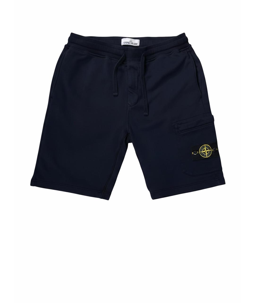 STONE ISLAND Темно-синие шорты, фото 1