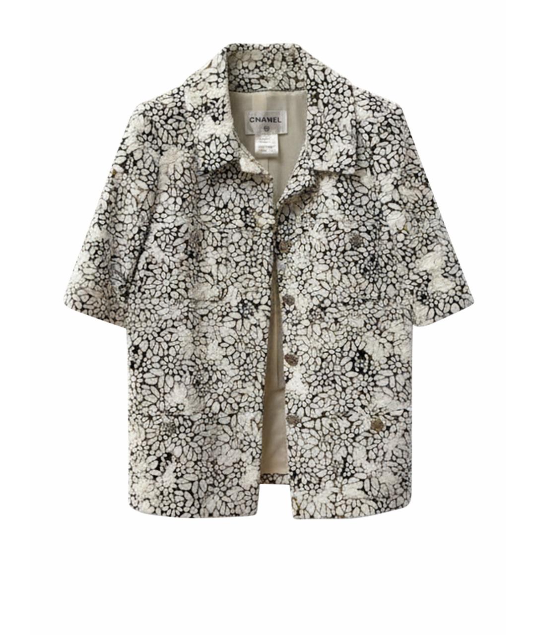 CHANEL Мульти хлопковый жакет/пиджак, фото 1