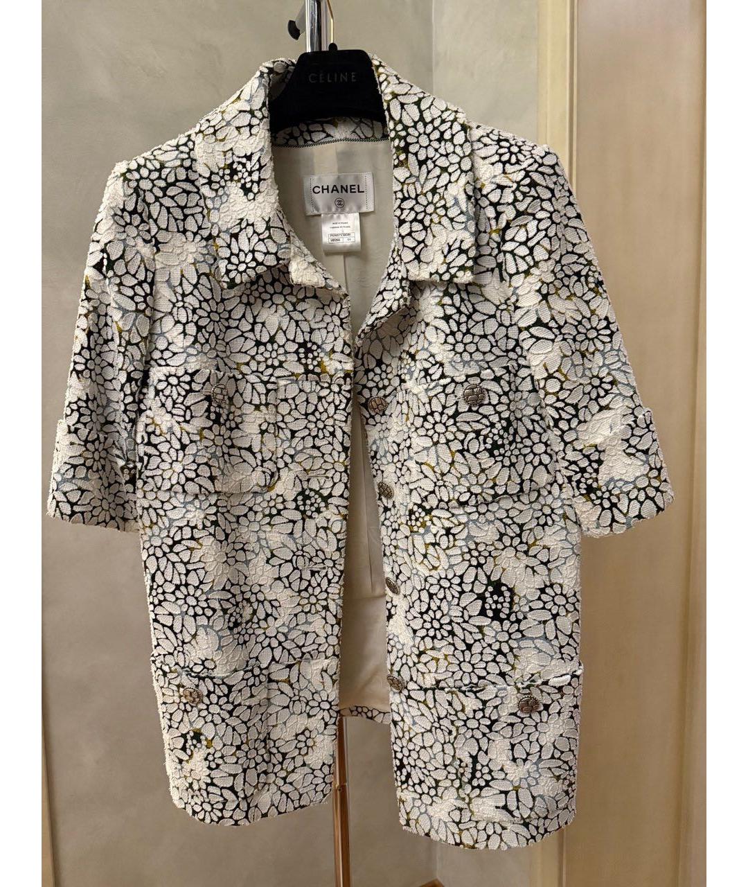 CHANEL Мульти хлопковый жакет/пиджак, фото 5