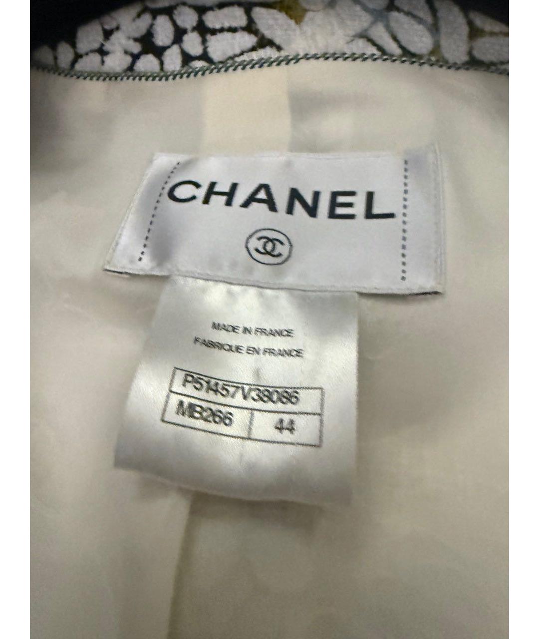 CHANEL Мульти хлопковый жакет/пиджак, фото 3