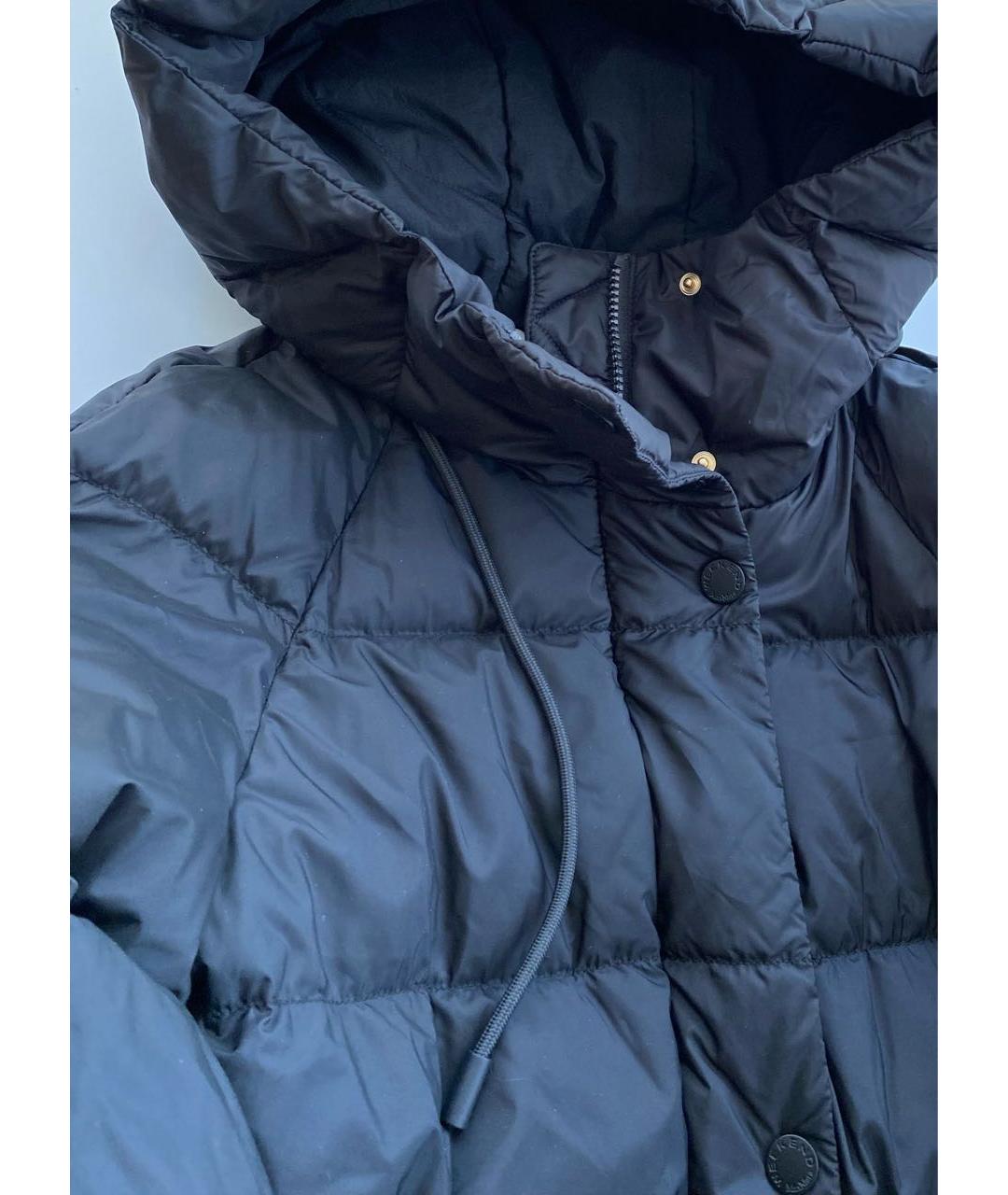 WEEKEND MAX MARA Черный полиэстеровый пуховик, фото 4